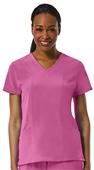 Maevn Pure Women's 3 Panel V-Neck Top Maevn Pure Women's 3 Panel V-Neck Top