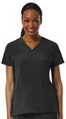 Maevn Pure Women's 3 Panel V-Neck Top Maevn Pure Women's 3 Panel V-Neck Top