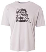 A4 Adult Ruth Mays Legends Baseball Tee - Closeout A4 Adult Ruth Mays Legends Baseball Tee - Closeout