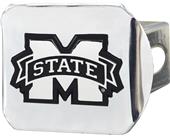 Fan Mats NCAA Mississippi State Chrome Hitch Cover Fan Mats NCAA Mississippi State Chrome Hitch Cover