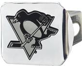 Fan Mats NHL Pittsburgh Penguin Chrome Hitch Cover Fan Mats NHL Pittsburgh Penguin Chrome Hitch Cover