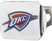 Fan Mats NBA OKC Thunder Chrome/Color Hitch Cover Fan Mats NBA OKC Thunder Chrome/Color Hitch Cover