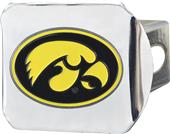 Fan Mats NCAA Iowa Chrome/Color Hitch Cover Fan Mats NCAA Iowa Chrome/Color Hitch Cover