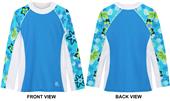 Tuga Swimwear Girls Shoreline L/S Rash Guards Tuga Swimwear Girls Shoreline L/S Rash Guards
