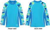 Tuga Swimwear Girls Shoreline L/S Rash Guards Tuga Swimwear Girls Shoreline L/S Rash Guards