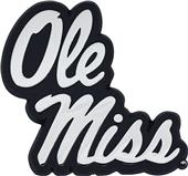 Fan Mats NCAA Ole Miss Chrome Vehicle Emblem Fan Mats NCAA Ole Miss Chrome Vehicle Emblem