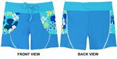 Tuga Swimwear Girls Retro Swirls Swim Shorts Tuga Swimwear Girls Retro Swirls Swim Shorts