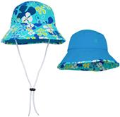 Tuga Girls Reversible Neck Strap Bucket Sun Hat Tuga Girls Reversible Neck Strap Bucket Sun Hat