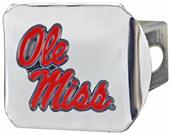 Fan Mats NCAA Ole Miss Chrome/Color Hitch Cover Fan Mats NCAA Ole Miss Chrome/Color Hitch Cover