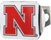 Fan Mats NCAA Nebraska Chrome/Color Hitch Cover Fan Mats NCAA Nebraska Chrome/Color Hitch Cover