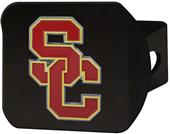 Fan Mats NCAA USC Black/Color Hitch Cover Fan Mats NCAA USC Black/Color Hitch Cover