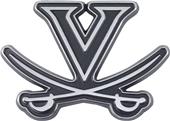 Fan Mats NCAA Virginia Chrome Vehicle Emblem Fan Mats NCAA Virginia Chrome Vehicle Emblem
