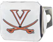 Fan Mats NCAA Virginia Chrome/Color Hitch Cover Fan Mats NCAA Virginia Chrome/Color Hitch Cover