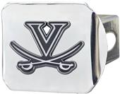 Fan Mats NCAA Virginia Chrome Hitch Cover Fan Mats NCAA Virginia Chrome Hitch Cover