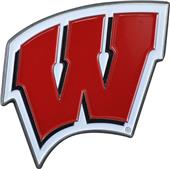 Fan Mats NCAA Wisconsin Colored Vehicle Emblem Fan Mats NCAA Wisconsin Colored Vehicle Emblem