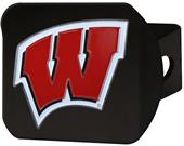 Fan Mats NCAA Wisconsin Black/Color Hitch Cover Fan Mats NCAA Wisconsin Black/Color Hitch Cover