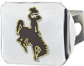 Fan Mats NCAA Wyoming Chrome/Color Hitch Cover Fan Mats NCAA Wyoming Chrome/Color Hitch Cover