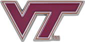 Fan Mats NCAA Virginia Tech Colored Vehicle Emblem Fan Mats NCAA Virginia Tech Colored Vehicle Emblem