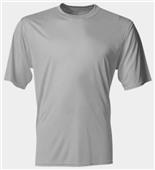 A4 Adult Cooling Performance Silver Crew Tee CO A4 Adult Cooling Performance Silver Crew Tee CO