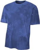 A4 Adult Polyester Cloud Dye Tech Tee Shirt - CO A4 Adult Polyester Cloud Dye Tech Tee Shirt - CO
