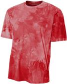 A4 Adult Polyester Cloud Dye Tech Tee Shirt - CO A4 Adult Polyester Cloud Dye Tech Tee Shirt - CO