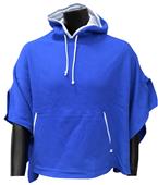 Fansy Cotton Poly Hooded Poncho - Closeout Fansy Cotton Poly Hooded Poncho - Closeout