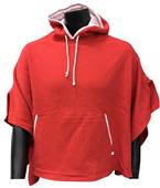 Fansy Cotton Poly Hooded Poncho - Closeout Fansy Cotton Poly Hooded Poncho - Closeout