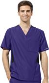 WonderTech Men's Athletic Fit Scrub Top WonderTech Men's Athletic Fit Scrub Top
