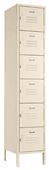 Vanguard Steel 6 Tier, 1 Wide Gym Lockers Vanguard Steel 6 Tier, 1 Wide Gym Lockers