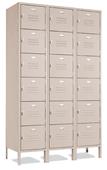 Vanguard Steel 6 Tier, 3 Wide Gym Lockers Vanguard Steel 6 Tier, 3 Wide Gym Lockers