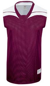 MAROON/WHITE