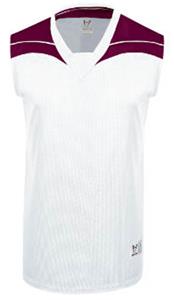 WHITE/MAROON