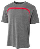 A4 Short Sleeve Perfomance Colorblock Tee Shirt CO A4 Short Sleeve Perfomance Colorblock Tee Shirt CO