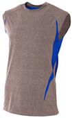 A4 Performance Colorblock Muscle Tee Shirts CO A4 Performance Colorblock Muscle Tee Shirts CO