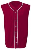 A4 Sleeveless Full Button Baseball Jerseys CO A4 Sleeveless Full Button Baseball Jerseys CO