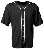 A4 Youth Short Sleeve Full Button Baseball Jerseys A4 Youth Short Sleeve Full Button Baseball Jerseys