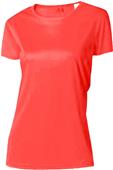 A4 Women's Cooling Performance Crew T-Shirts A4 Women's Cooling Performance Crew T-Shirts