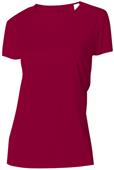 A4 Women's Cooling Performance Crew T-Shirts A4 Women's Cooling Performance Crew T-Shirts