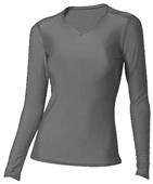 A4 Womens LS Compression V-Neck Shirts CO A4 Womens LS Compression V-Neck Shirts CO