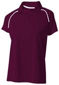 A4 Womens Moisture Management Polo Shirts CO A4 Womens Moisture Management Polo Shirts CO