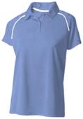 A4 Womens Moisture Management Polo Shirts CO A4 Womens Moisture Management Polo Shirts CO
