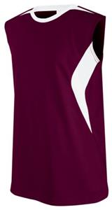MAROON/WHITE
