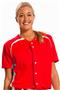 A4 Womens Full Button Power Mesh Softball Jersey