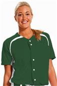 A4 Women's Full Button Power Mesh Softball Jerseys A4 Women's Full Button Power Mesh Softball Jerseys