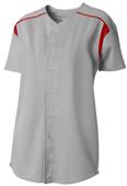A4 Womens Full Button S/S Knit Softball Jerseys CO A4 Womens Full Button S/S Knit Softball Jerseys CO
