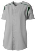 A4 Womens Full Button S/S Knit Softball Jerseys CO A4 Womens Full Button S/S Knit Softball Jerseys CO