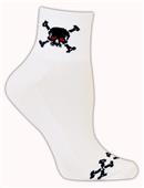 Red Lion Skull n' Bones 1/4 Crew Athletic Socks