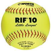 Worth 11" RIF 10 Little League Fastpitch Softballs