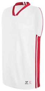 WHITE/SCARLET