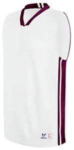 WHITE/MAROON